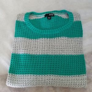 A.N.A Cable Knit Sweater Long Sleeves Sz Large